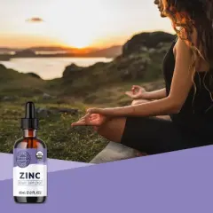 Vimergy Organic Liquid Zinc Drops, Unflavored, 7.5mg of Zinc Sulfate Per Serving