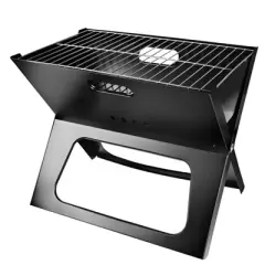SEVOBAL Outdoor Grills, Griddles and Smokers Portable Foldable Charcoal Grill, Outdoor BBQ with Spacious Cooking Area, Black, 19.29"*17.71"*1.97"