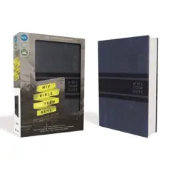 NIV, Bible for Teen Guys, Leathersoft, Blue - by  Zondervan (Leather Bound)