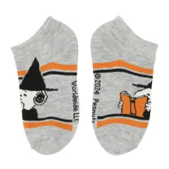 Peanuts Halloween Kids' 6-Pair Ankle Socks