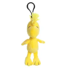 Aurora Mini Woodstock Clip-On Peanuts Adorable Stuffed Animal Yellow 5"