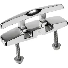 Seadog 5" Rectangle Stainless Steel Folding Cleat with Hex Bolts - Model 0411351 - Boat Equipment and Parts.