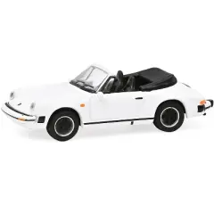 Porsche 911 Carrera 3.2 Cabriolet White 1/87 (HO) Diecast Model Car by Schuco