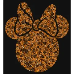 Girl's Minnie Mouse Halloween Disney Minnie Mouse Silhouette Filled T-Shirt