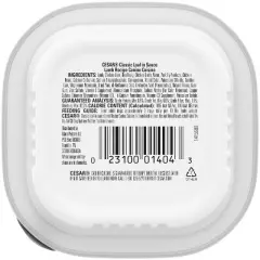 Cesar Classic Loaf in Sauce Lamb and Gravy Flavor Small Breed Wet Dog Food - 3.5oz