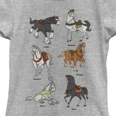 Girl's Disney Favorite Horse Characters T-Shirt