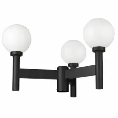 Z-Lite Laurent 3 - Light Post Light in  Black