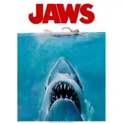 Men's Jaws Oversized Movie Poster T-Shirt