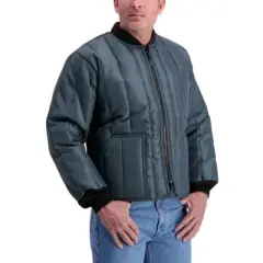 RefrigiWear Mens Econo-Tuff Warm Lightweight Fiberfill Insulated Workwear Jacket