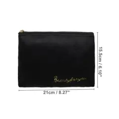 Unique Bargains Durable Flat Makeup Bag 1 Pc