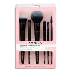 MCoBeauty Everyday Essentials Set - Makeup Brush Set - 6 pc