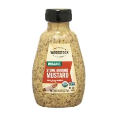 Woodstock -  Organic Stone Ground Mustard - Case of 12 - 8 oz