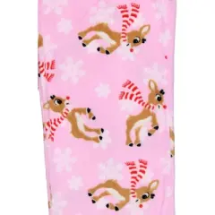 Rudolph The Red-Nosed Reindeer Women's Fleece Plush Sleep Pajama Pants