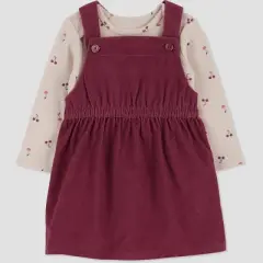 Carter's Just One You&reg;️ Baby Girls' Cherry Top & Skirtall Set - Purple