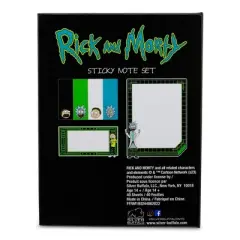 Silver Buffalo Rick and Morty Portal Splatter Sticky Note and Tab Box Set