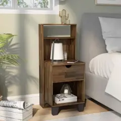 Loreman 1 Drawer Nightstand - miBasics