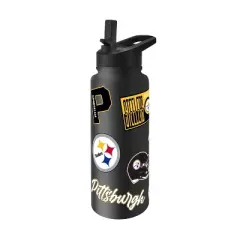 NFL Pittsburgh Steelers Dreamweave Quencher Bottle - 34oz