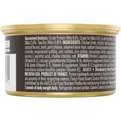 Purina Fancy Feast Savory Centers Pat&eacute; Gourmet Wet Cat Food with Beef and a Gourmet Gravy Center - 3oz