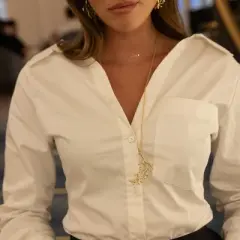 sanctuaire Branch Statement Necklace Gold