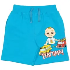 CoComelon JJ French Terry 2 Pack Shorts Blue / Grey 