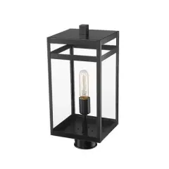 Z-Lite Nuri 1 - Light Post Light in  Black