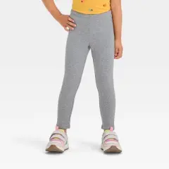 Toddler Girls' 2pk Leggings Set - Cat & Jack&trade; Black/Gray