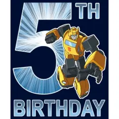 Boy's Transformers Bumblebee 5th Birthday T-Shirt