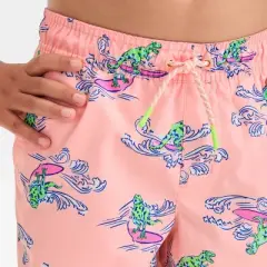 Boys' Surf Dinosaur Printed Swim Shorts - Cat & Jack&trade; Orange
