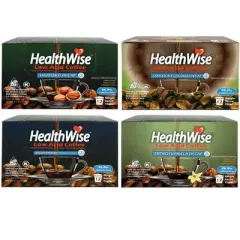 HealthWise Low Acid Decaf Flavored Variety Pack Keurig K-Cup Coffee Pods - 4-Pack