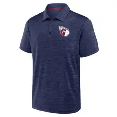 MLB Cleveland Guardians Men's Heather Polo T-Shirt