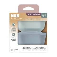 NUK for Nature Suction Bowl and Lid - 2pk