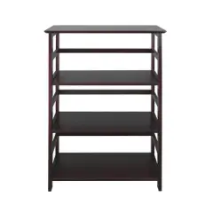 42" 4 Shelf Bookcase Espresso - Flora Home