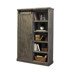 72" Avondale Barn Door Bookcase Fully Assembled - Martin Furniture