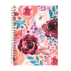 greenroom 80pg Ruled Notebook 5.875"x8" Floral (Designs May Vary): Spiral Soft Cover Journal, Multicolor, 6x8 Inches