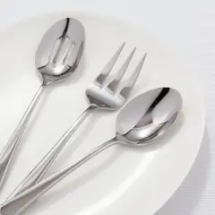 3pc Harrington Serve Set Silver - Threshold&trade;