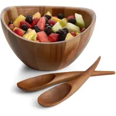 nambe Harmony 3-Piece Salad Set