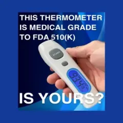 Metris Instruments Model THD2FE Non-Contact Infrared Forehead Body Thermometer / No Touch Medical Grade