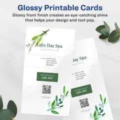 Avery Printable Rectangle Postcards, 6" x 11", Glossy White Cardstock, Laser/Inkjet Cards, 10 Total