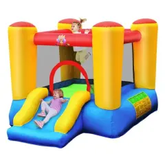 Costway Inflatable Mighty Bounce House Castle Jumper Moonwalk Bouncer Without Blower