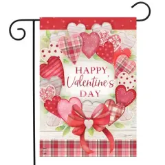 Briarwood Lane Garden Flag 12x18 For Outdoor Valentine's Wreath For Valentine's Love Garden Flag Flags For Outside