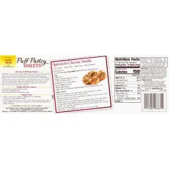 Pepperidge Farm Puff Pastry Frozen Pastry Dough Sheets - 17.3oz/2ct Box