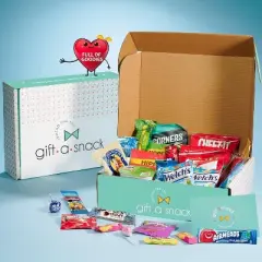 Gift A Snack Snack Box Variety Pack Care Package (40 Count) Labour Day Game Day Snacks, Birthday Sweet Treats Gift Basket, Candies Chips Crackers Bars