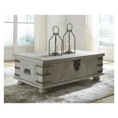 Carynhurst Lift Top Cocktail Table White - Signature Design by Ashley