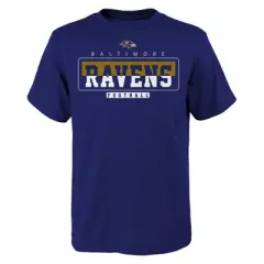 NFL Baltimore Ravens Boys' Short Sleeve Cotton T-Shirt