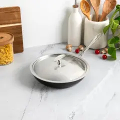 Nordic Ware Basalt 2 Piece 10 Inch Saute Skillet with Lid