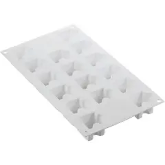 Silikomart Puzzle Silicone Mold Inch x Inch x Inch High (1.65x1.33 x 1.10"H, 16 Cav.)
