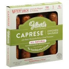Gilbert's Craft Sausage Caprese Chicken Sausage - 10oz