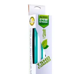 SunBlaster T5HO 2 Feet 24 Watts, 6400 Kelvin Grow Light Lamp Ballast Fixture with NanoTech Reflector for Indoor Home Gardens and Plants