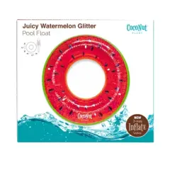 CocoNut Float Juicy Watermelon Glitter Pool Float
