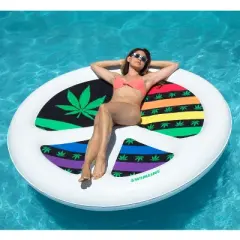 Swimline - Peace Mon' Island 66" Inflatable Pool Float